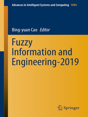 cover image of Fuzzy Information and Engineering-2019